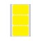 Nevs Direct Thermal Piggy Back, Individual 1-up 13/16" x 1-11/16" Yellow CS-PB-T-Y - alternate 1